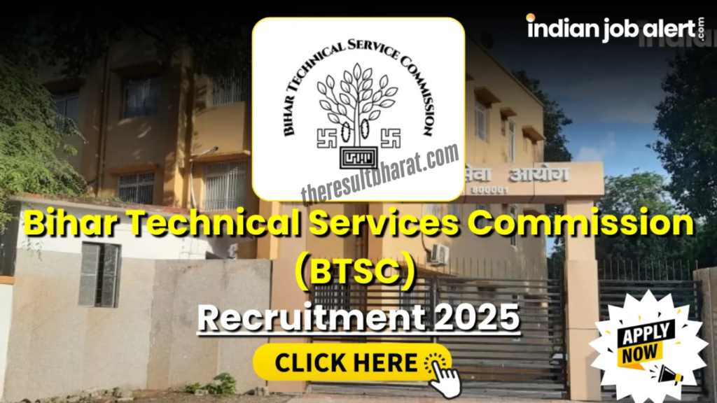 Bihar BTSC Dentist, Dresser, Pharmacist & General Medical Recruitment Online Form 2025 (7274 Post)