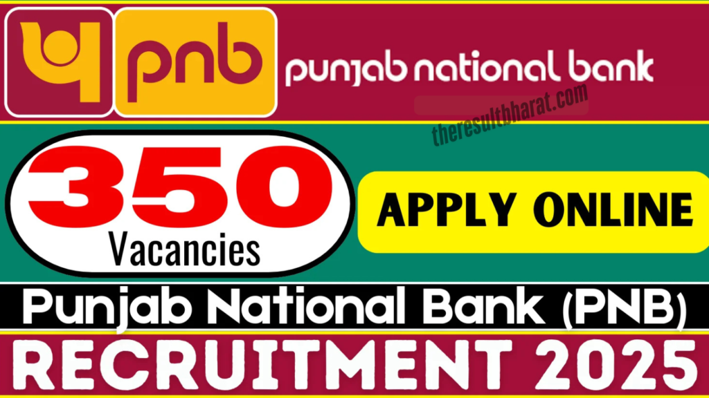 PNB Bank Specialist Officer SO Recruitment Online Form 2025