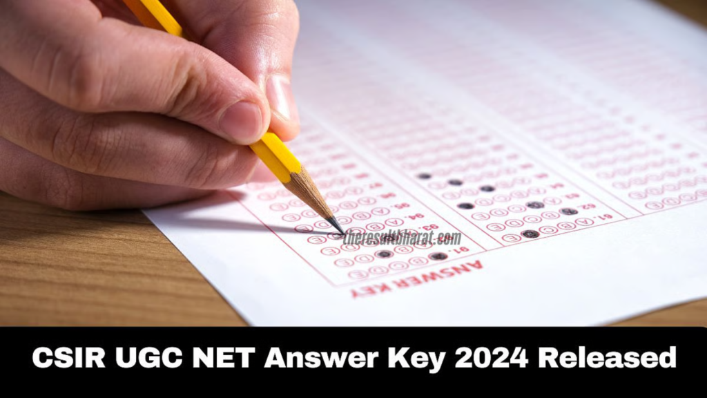 NTA CSIR UGC NET December 2024 Answer Key