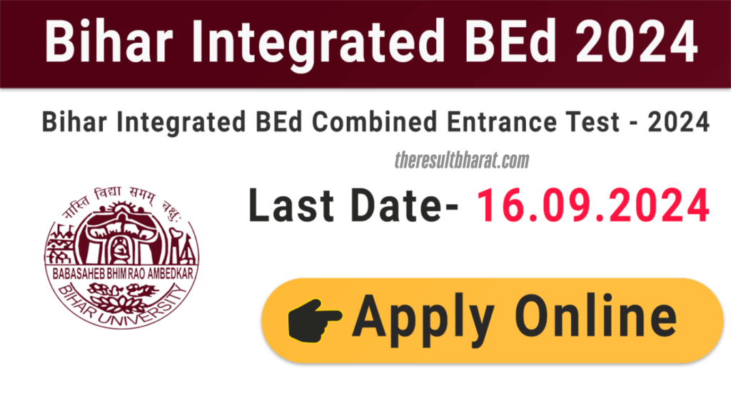 Bihar CET INT 04 Years B.Ed Merit List 2024