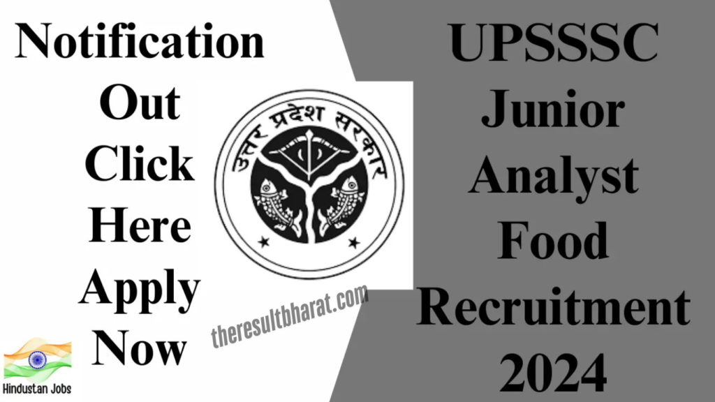 UPSSSC Junior Analyst (Food) 2024 Answer Key