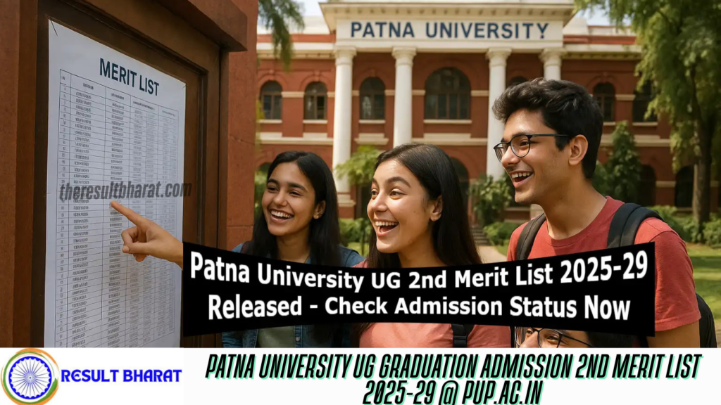 Patna University UG Graduation Admission 2nd Merit List 2025-29 @ pup.ac.in