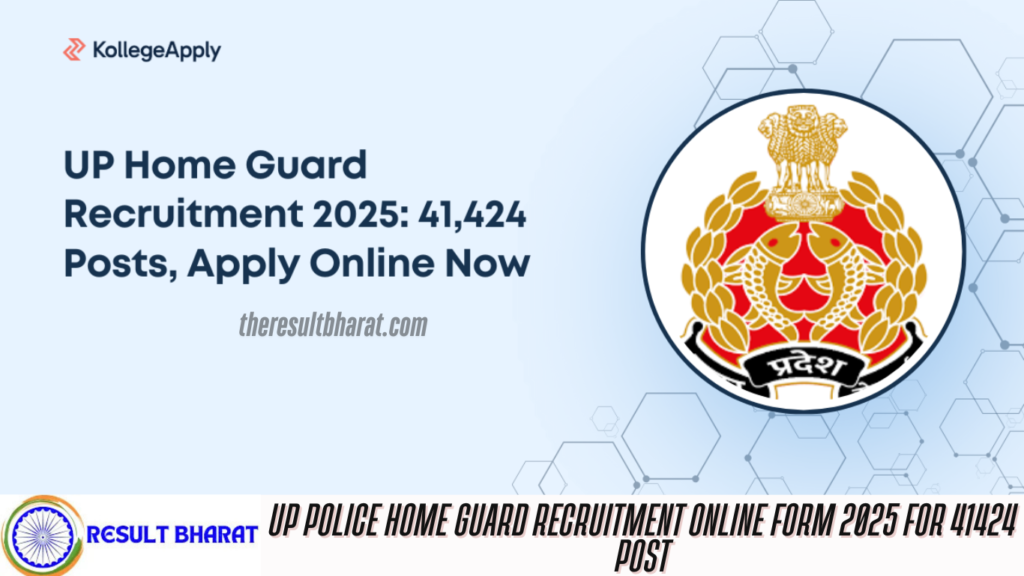 UP Police Home Guard Recruitment Online Form 2025 for 41424 Post